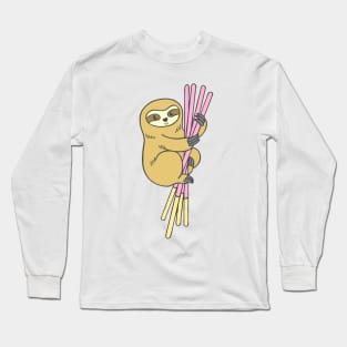 Pocky Sloth Long Sleeve T-Shirt